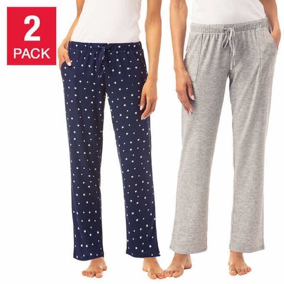 New! Lucky Brand 2-pack Ultra Soft Jersey Relaxed FitLounge Pajama Pants